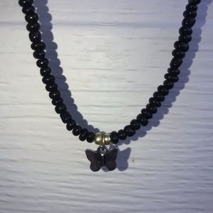 Trendy Butterfly Charm Necklace!